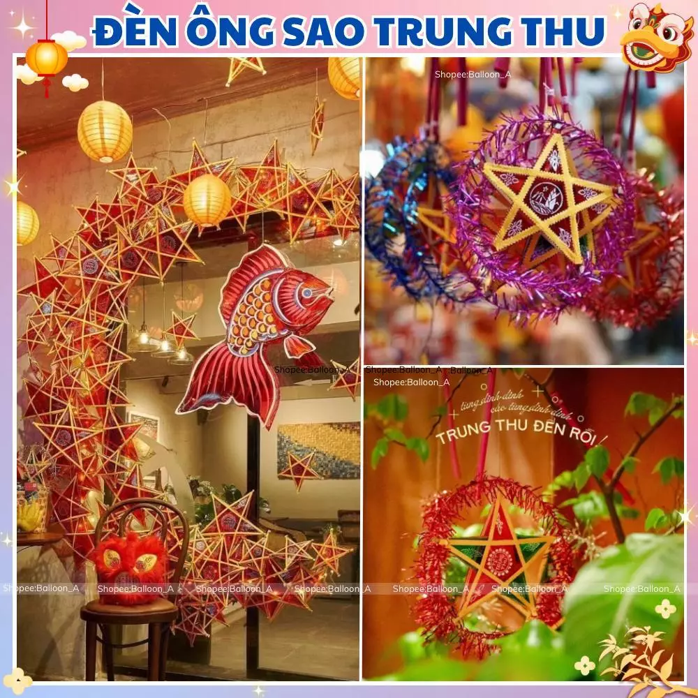 Đèn Ông Sao Trung Thu: Mẹo Chọn Size Phù Hợp Để Bé Vui Rước Đèn Cả Ngày Không Bị Nhạt Màu