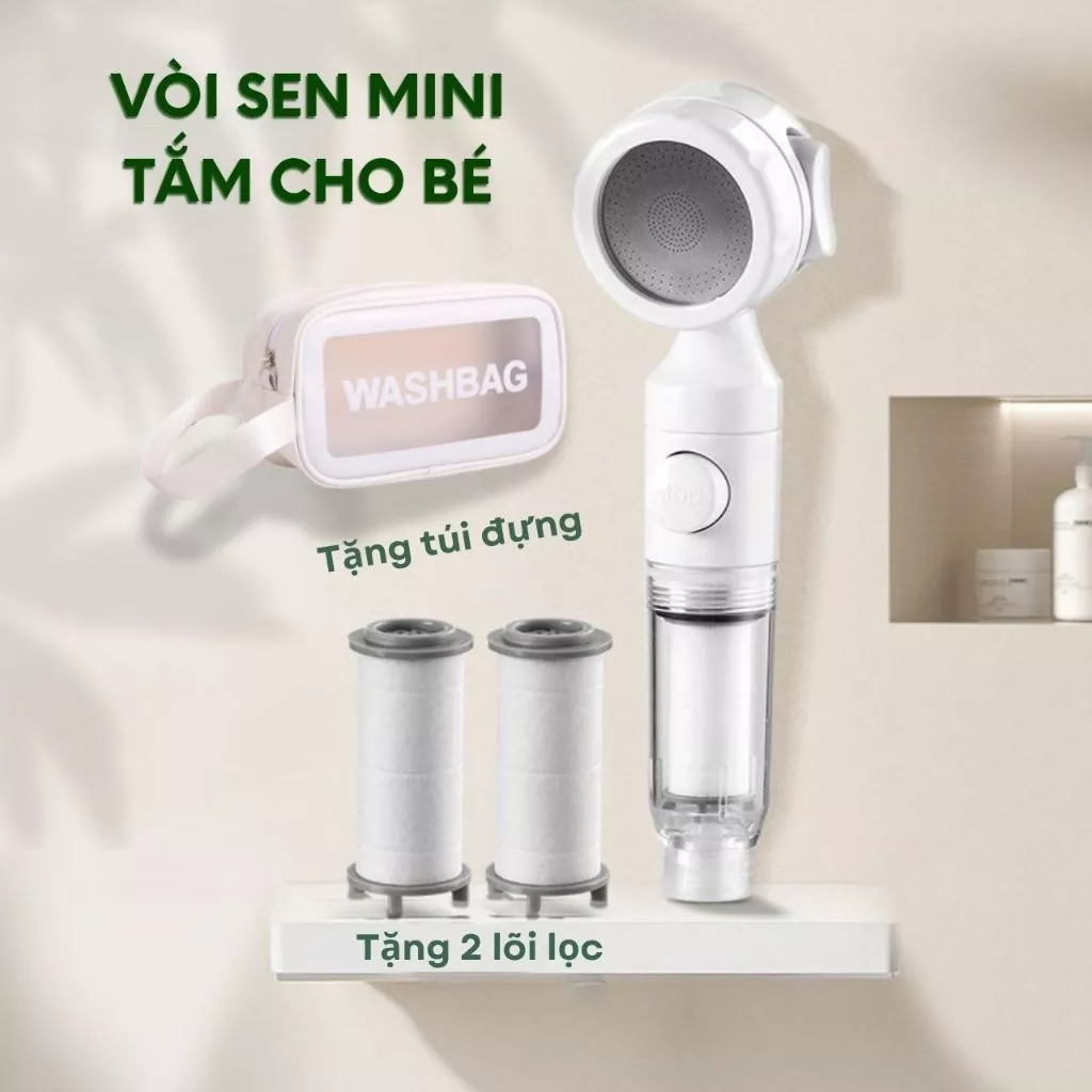 Lỗi thường gặp khi mua vòi sen tắm cho bé và cách chọn lõi lọc cặn phù hợp cho kỳ nghỉ gia đình