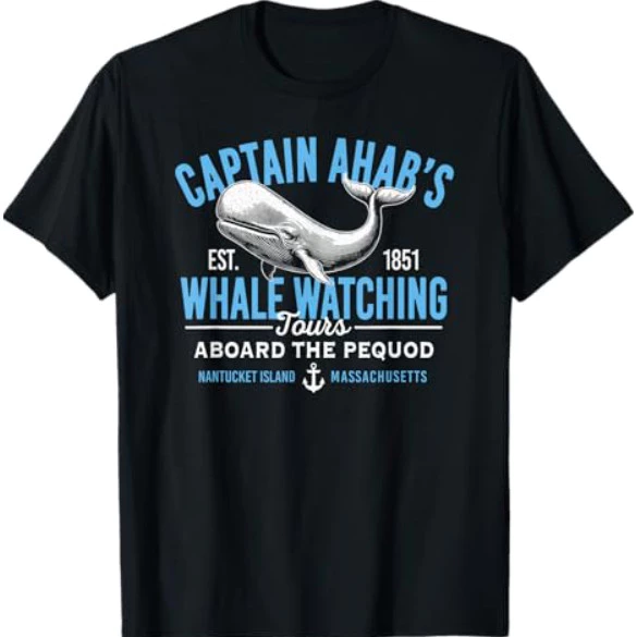 Mặc áo phông in hình Captain Ahab đi xem cá voi ở Nantucket có thực sự thoải mái cho chuyến du lịch biển?