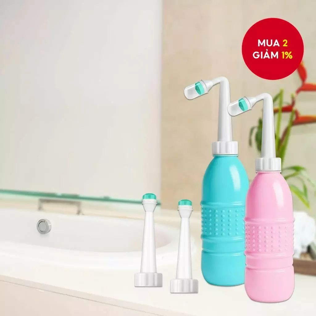 Dùng bình xịt vệ sinh cá nhân di động như thế nào để không gây kích ứng da khi mang bầu?