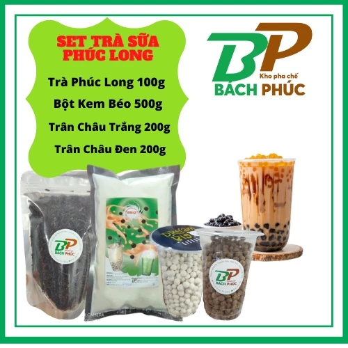 Làm sao để pha trà sữa trân châu ngon như ngoài quán với set nguyên liệu Phúc Long?