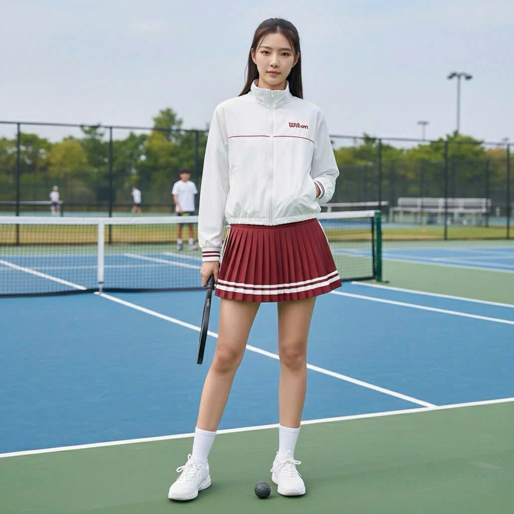 Mặc áo khoác gió tập thể thao như thế nào để không bị hớ khi chơi pickleball, tennis?