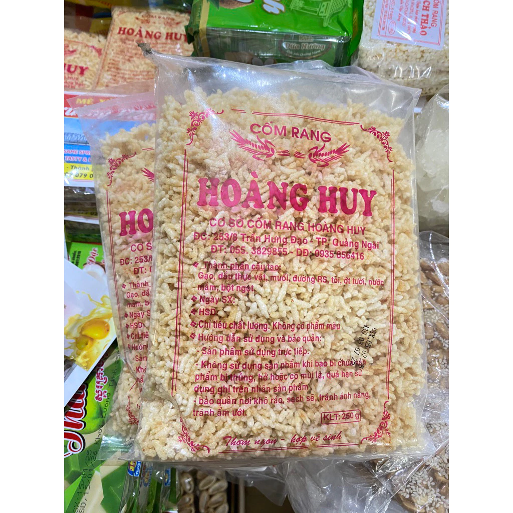 Làm sao để cơm rang đặc sản Quảng Ngãi giữ được độ giòn sau khi mở túi?