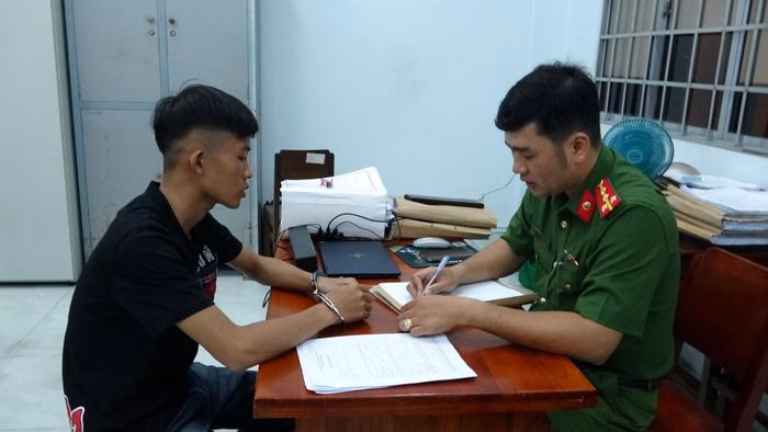 Đối tượng Tăng Văn Trường bị bắt giữ