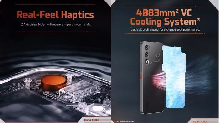 Hệ thống tản nhiệt buồng hơi của Nubia Neo 5 Pro