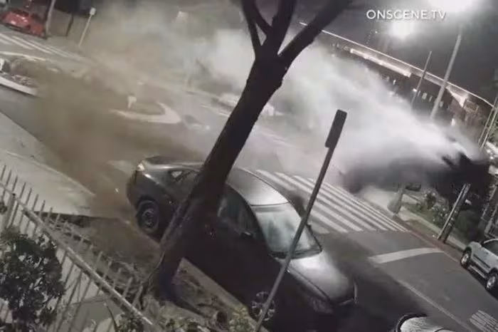 Kinh hoàng BMW M4 ‘bay’ trên không trung do nữ tài xế say rượu