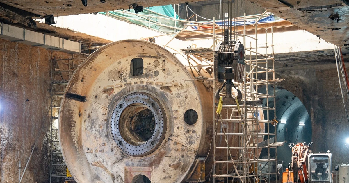 Thông hầm metro Nhổn – ga Hà Nội: Cột mốc quan trọng cho giao thông Thủ đô