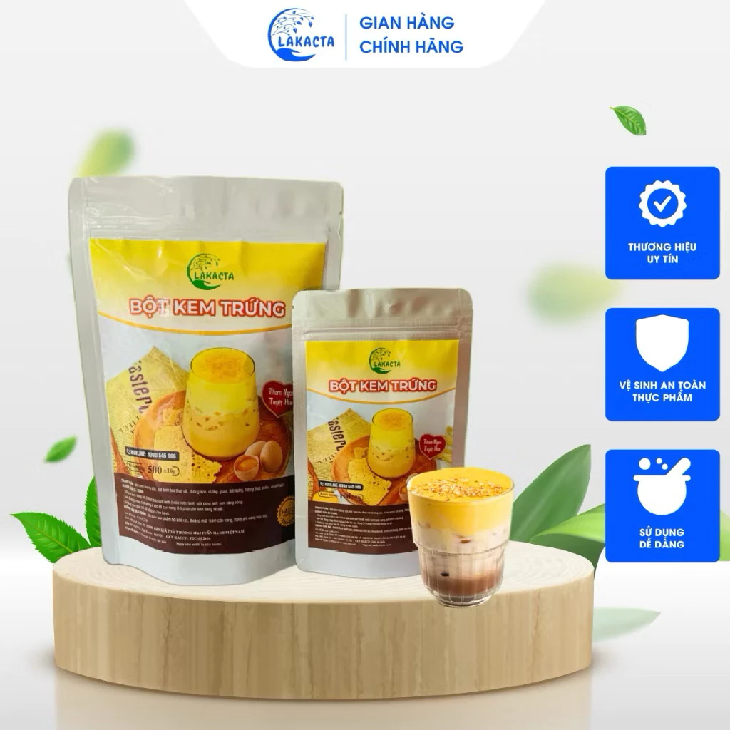 Nhiệt độ pha ảnh hưởng lớn đến độ sánh mịn và béo ngậy của bột kem trứng trong trà sữa