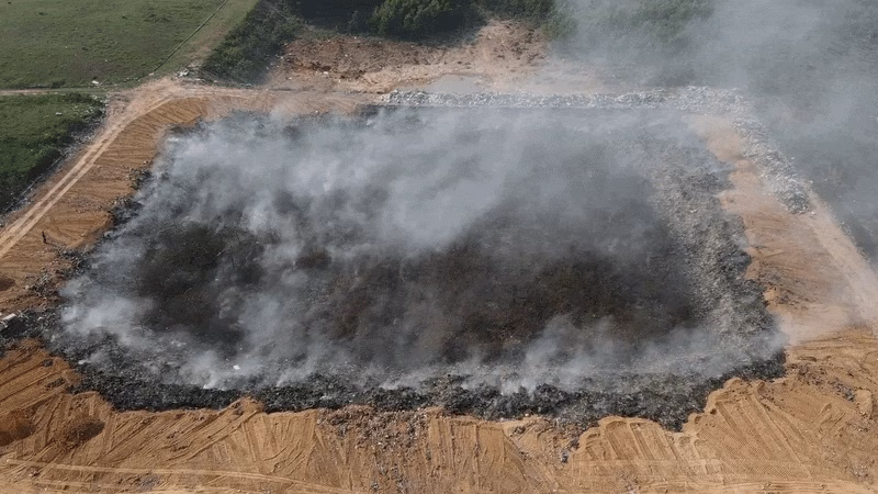 Sự cố cháy bãi rác tại Quảng Trị: Hiểm họa khói độc và bài học quản lý
