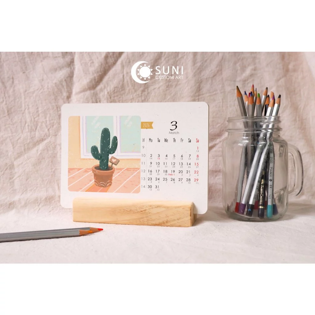 Sai lầm khi chọn lịch gỗ cho năm 2026 và bí quyết để không hối hận khi treo trên bàn làm việc