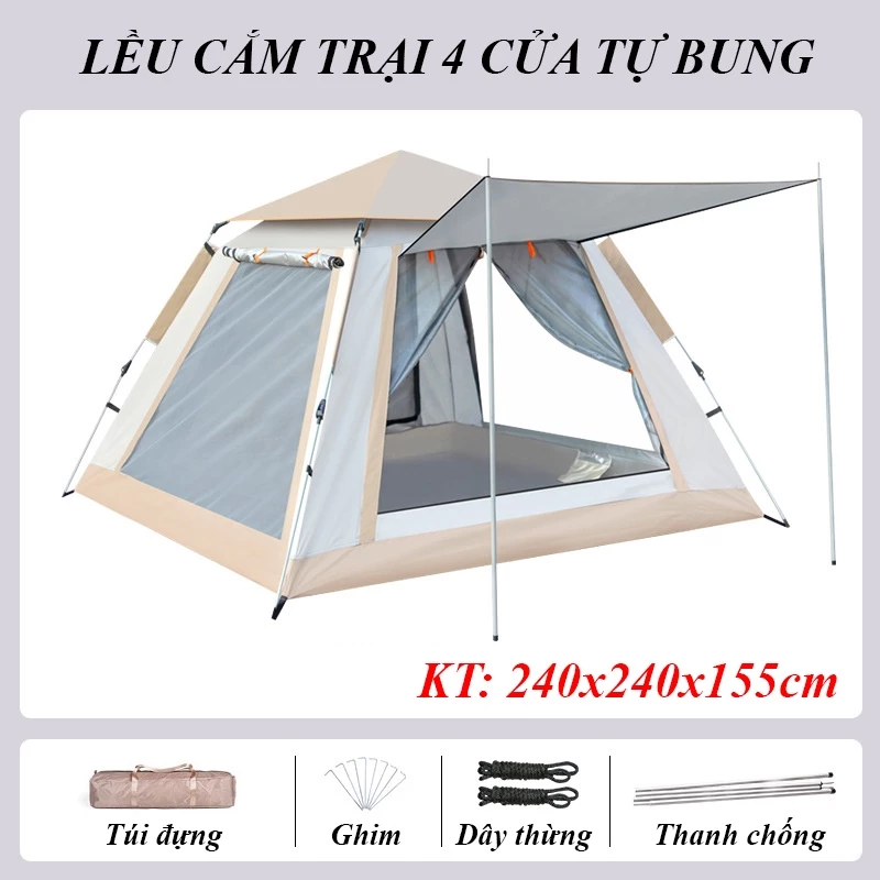 Làm thế nào để chọn lều dã ngoại tự bung phù hợp cho chuyến đi chơi cuối tuần của bạn?