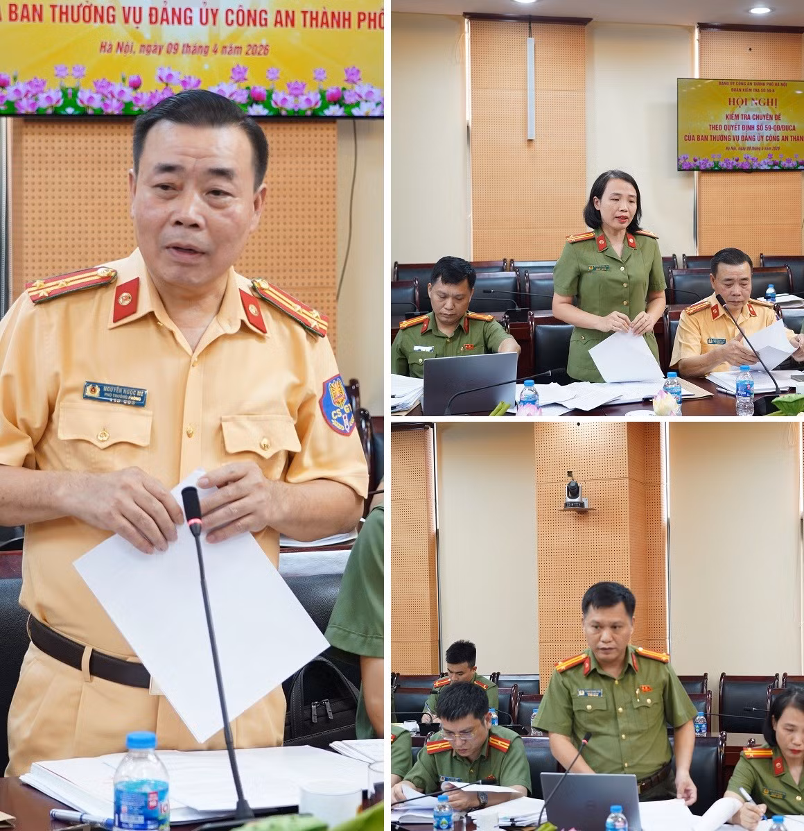 Trao đổi về giải ph&aacute;p th&aacute;o gỡ kh&oacute; khăn an ninh trật tự