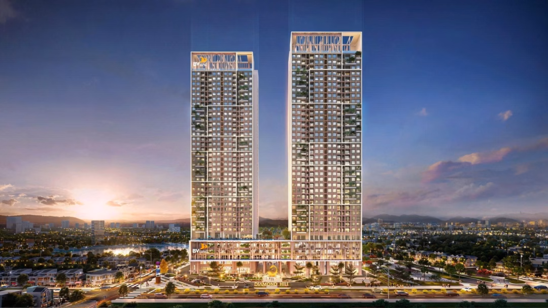 BV Land mở bán dự án Diamond Hill Thái Nguyên, thu hút khách hàng và nhà đầu tư Phối cảnh dự án Diamond Hill Thái Nguyên