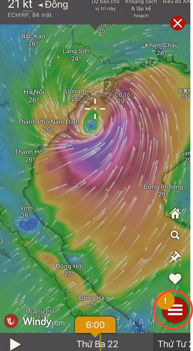 Cách theo dõi bão Wipha trên điện thoại bằng ứng dụng Windy Cách theo dõi siêu bão Wipha trực tiếp trên điện thoại- Ảnh 4.