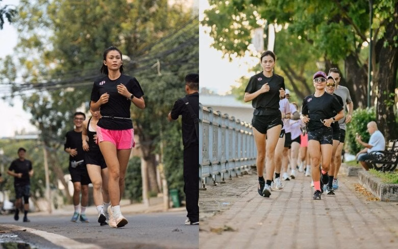 Mâu Thủy: ‘Chân dài’ Vbiz giảm 20kg sau sinh, mê thể thao để eo thon Mâu Thủy được xem là nàng hậu đam mê chạy bộ bậc nhất Việt Nam với khoảng 10 năm gắn bó với bộ môn này.