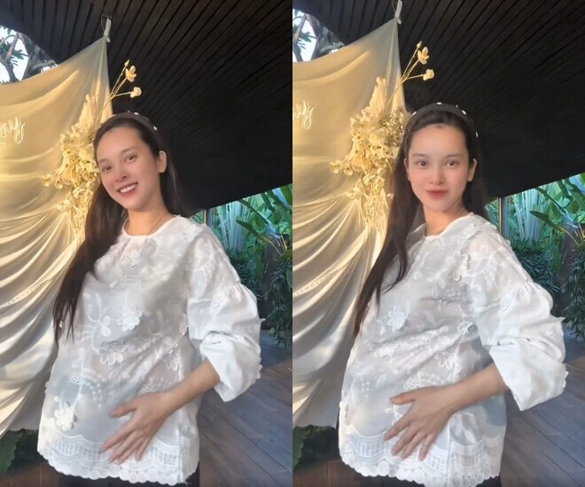 Nữ diễn viên Quỳnh Lương bầu 8 tháng đẹp ‘một nét’ khiến dân tình tấm tắc khen Quỳnh Lương tiết lộ ngày dự sinh của cô rơi vào giữa tháng 8/2025.