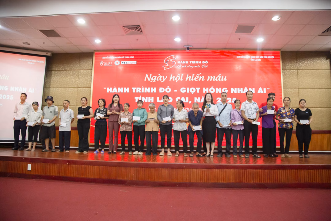 Lào Cai: Khai mạc Hành trình Đỏ 2025 với chủ đề “Giọt hồng nhân ái”