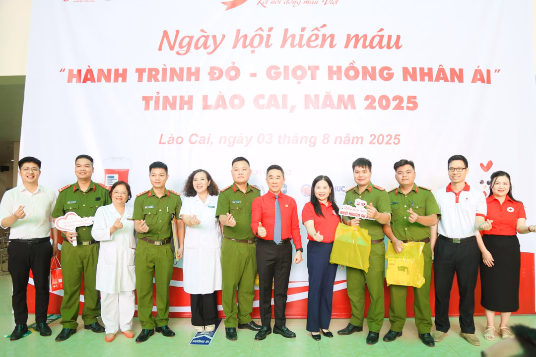 Lào Cai: Khai mạc Hành trình Đỏ 2025 với chủ đề “Giọt hồng nhân ái”