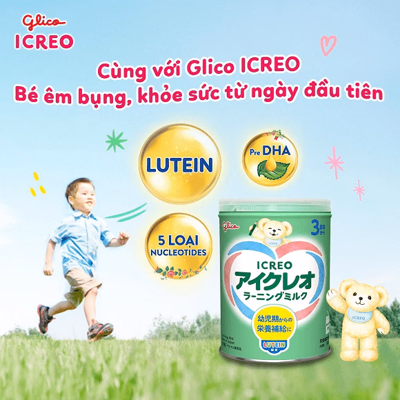 Glico ICREO cho trẻ Glico ICREO