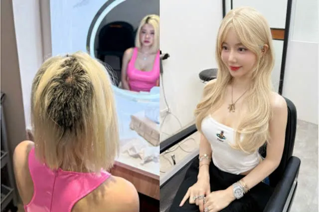 DJ Soda diện mạo mới DJ Soda sau khi cạo nửa đầu vì sự cố tẩy tóc