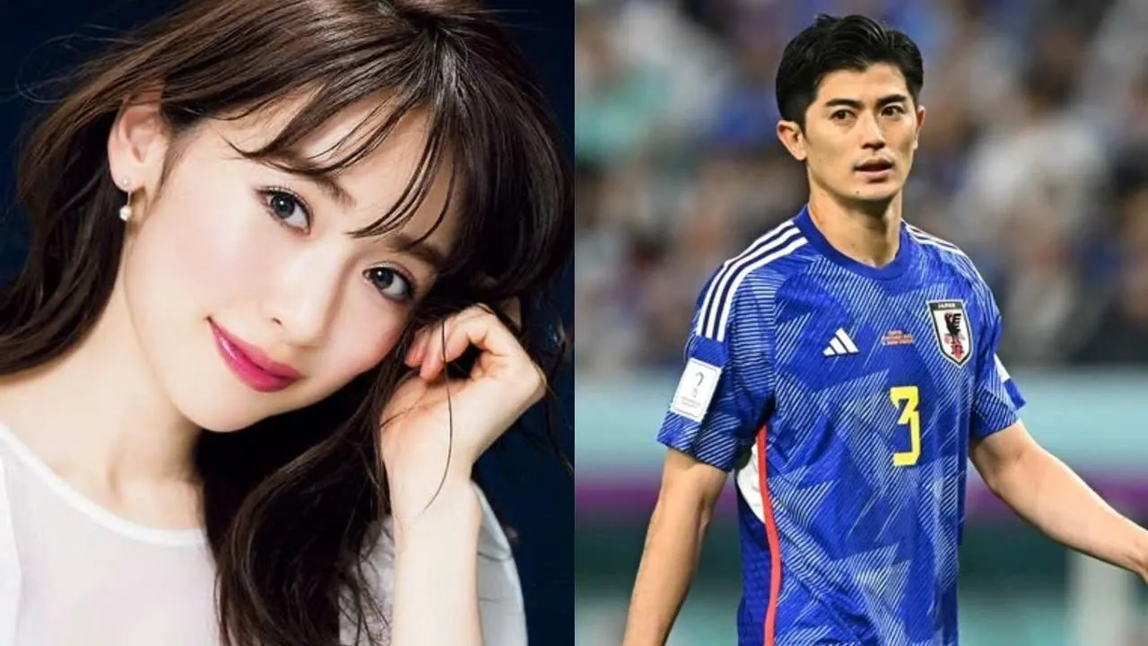 Diễn viên Rika Izumi và cầu thủ Shogo Taniguchi