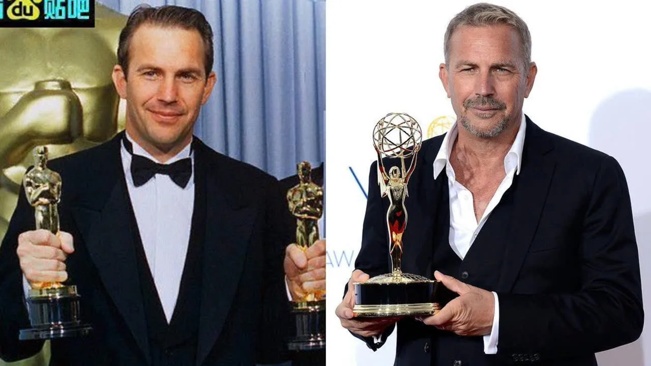 Kevin Costner với giải thưởng
