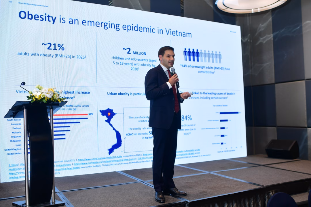 Ông Erik Wiebols Ông Erik Wiebols, Tổng Giám đốc Novo Nordisk Việt Nam