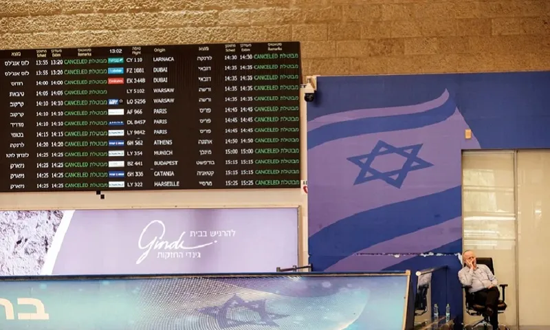 Sân bay Ben Gurion Thông báo tại sân bay Ben Gurion