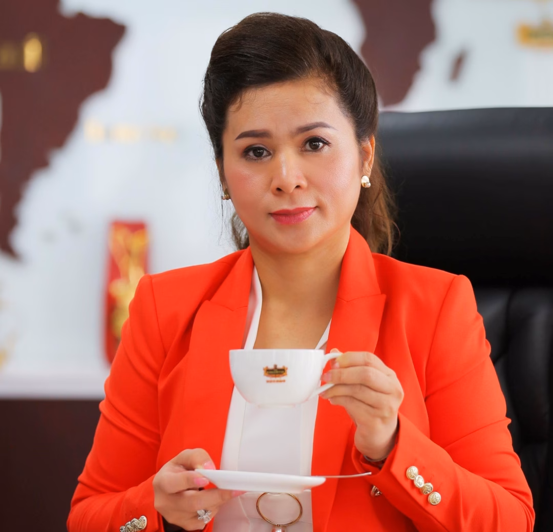 Bà Lê Hoàng Diệp Thảo quyết tâm đưa King Coffee vươn xa hơn nữa. Ảnh internet