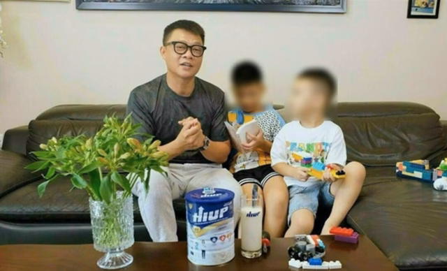Quang Minh quảng cáo sữa Hiup