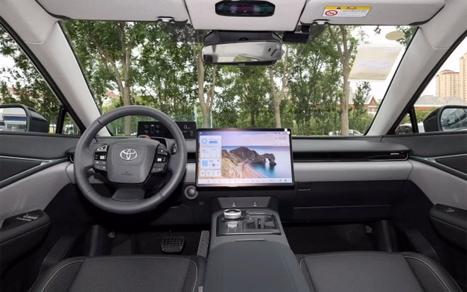 Toyota bZ5 Toyota bZ5 nội thất tối giản