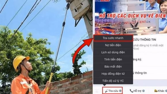 Kiểm tra hóa đơn tiêu thụ điện trên Zalo Kiểm tra mức tiêu thụ điện trên Zalo