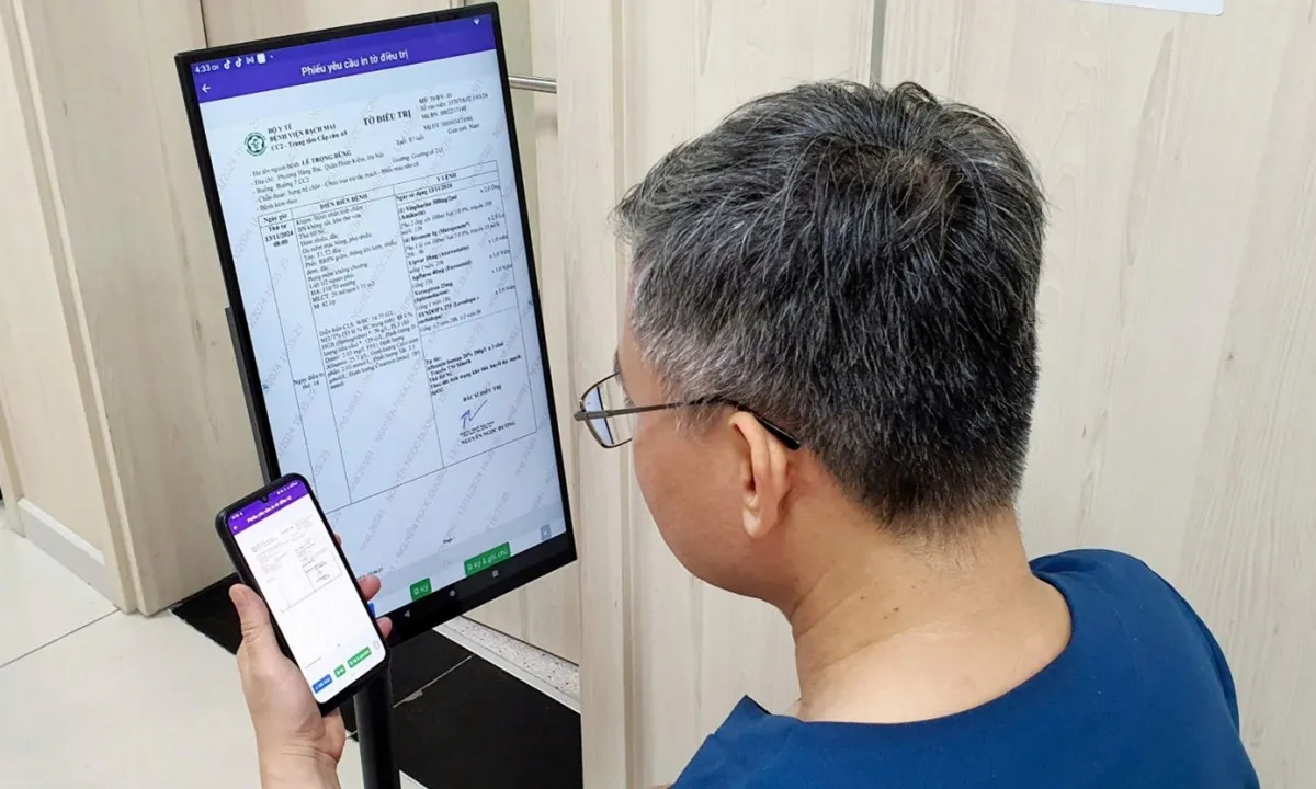 Đơn thuốc điện tử trong bệnh án điện tử tại Bệnh viện Bạch Mai Đơn thuốc điện tử trong bệnh án điện tử tại Bệnh viện Bạch Mai