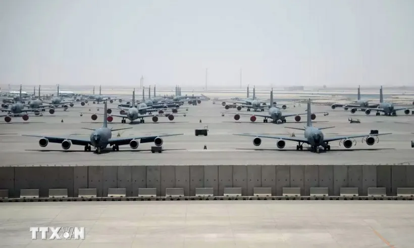Căn cứ không quân Al Udeid của Mỹ tại Qatar Căn cứ không quân Al Udeid của Mỹ tại Qatar