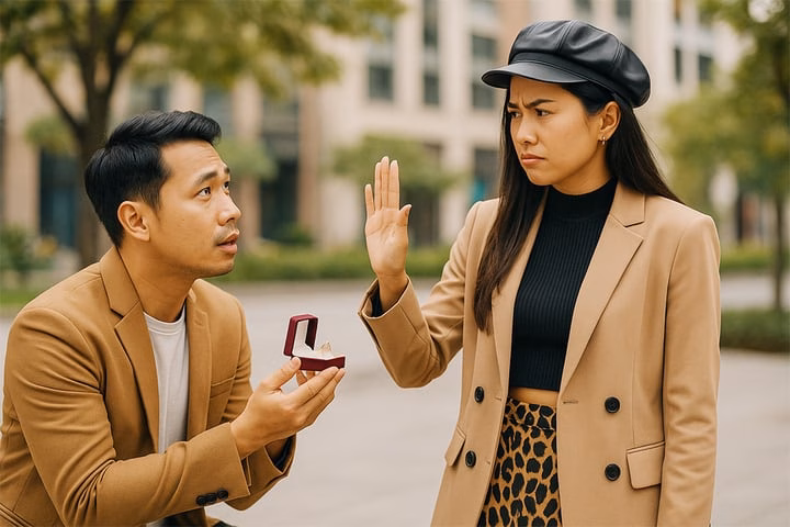 Áp lực về thu nhập khi cầu hôn Áp lực về thu nhập khi cầu hôn