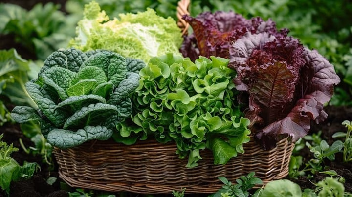 Rau sống tươi xanh Rau sống tươi xanh