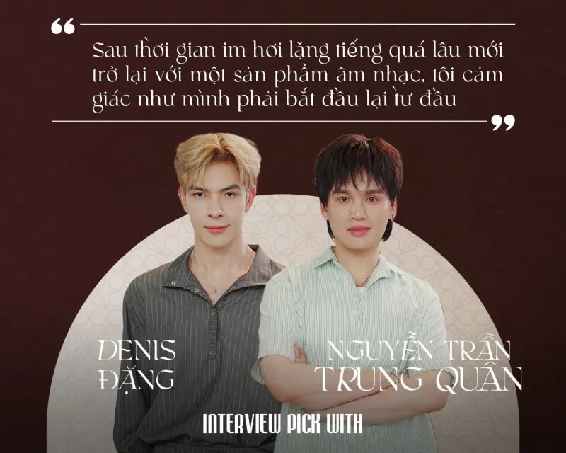 Nguyễn Trần Trung Quân và Denis Đặng tại buổi giao lưu