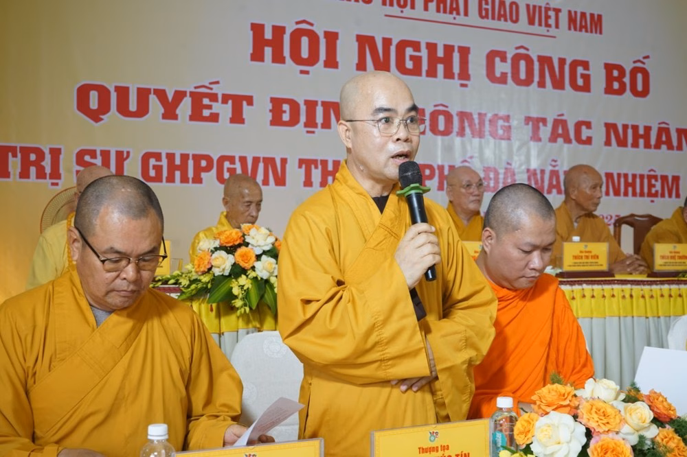 Công bố quyết định nhân sự Ban Trị sự Phật giáo TP Đà Nẵng nhiệm kỳ mới
