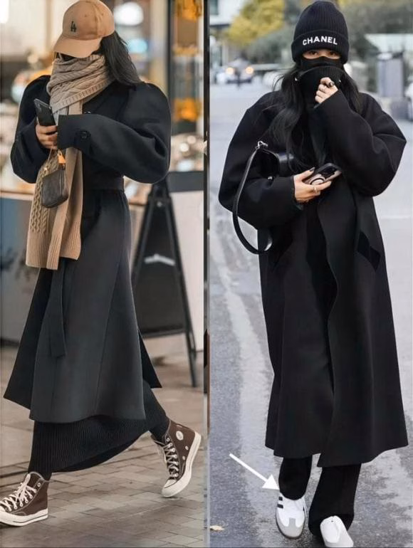 &Aacute;o kho&aacute;c rộng kết hợp quần ống đứng hoặc v&aacute;y &ocirc;m &ndash; b&iacute; quyết c&acirc;n đối tỷ lệ