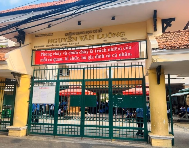 Trường THCS Nguyễn Văn Lu&ocirc;ng &ndash; kh&ocirc;ng thu quỹ phụ huynh