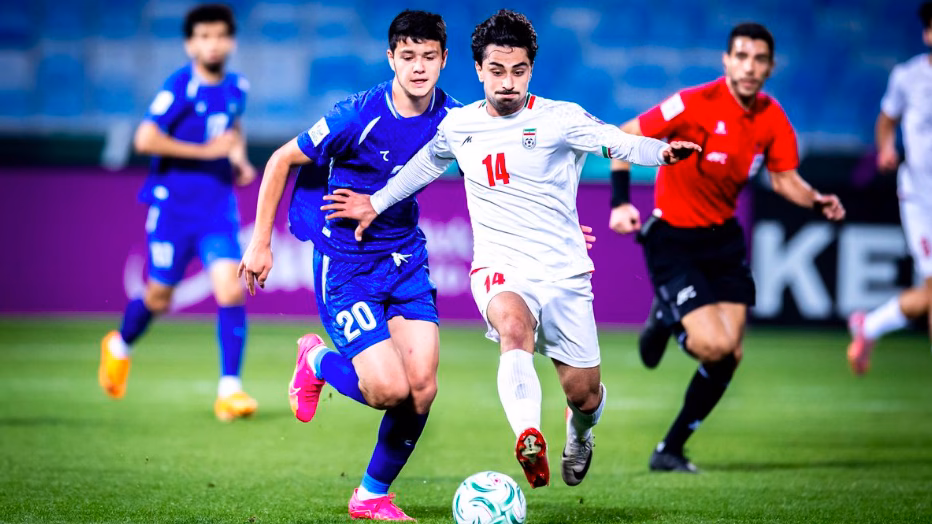 U23 Iran v&agrave; U23 Uzbekistan h&ograve;a 0-0 tại v&ograve;ng bảng C