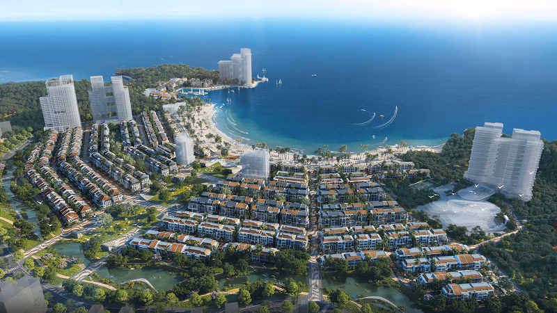 Phối cảnh dự án Xanh Island Cát Bà Hải Phòng Khu đô thị Xanh Island Cát Bà