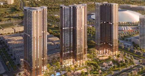 Phối cảnh dự án The Cosmopolitan Cổ Loa Phối cảnh dự án The Cosmopolitan Cổ Loa