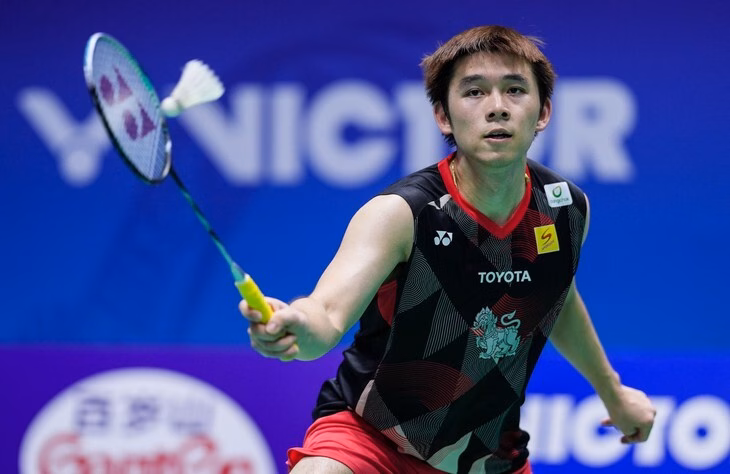 Vợt thủ Thái Lan lên số 1 cầu lông thế giới Kunlavut có quyết tâm cực cao - Ảnh: BWF