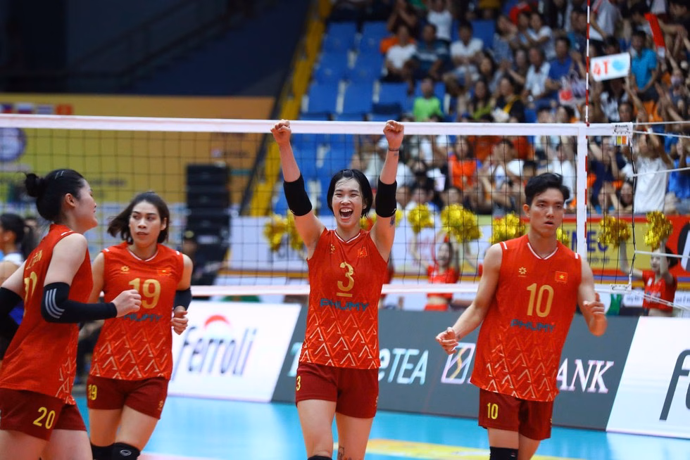 Đội tuyển bóng chuyền nữ Việt Nam khẳng định sức mạnh tại giải bóng chuyền nữ quốc tế VTV Cup 2025 Đội tuyển bóng chuyền nữ Việt Nam khẳng định sức mạnh tại giải bóng chuyền nữ quốc tế VTV Cup 2025