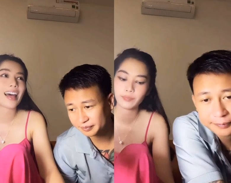 Nam Em Nam Em trong buổi livstream mới nhất.