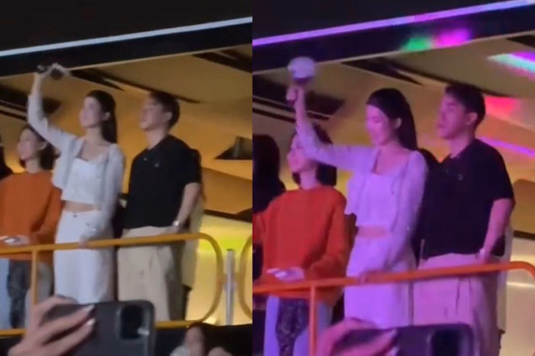 Phương Nhi c&ugrave;ng chồng tại đ&ecirc;m nhạc G-Dragon