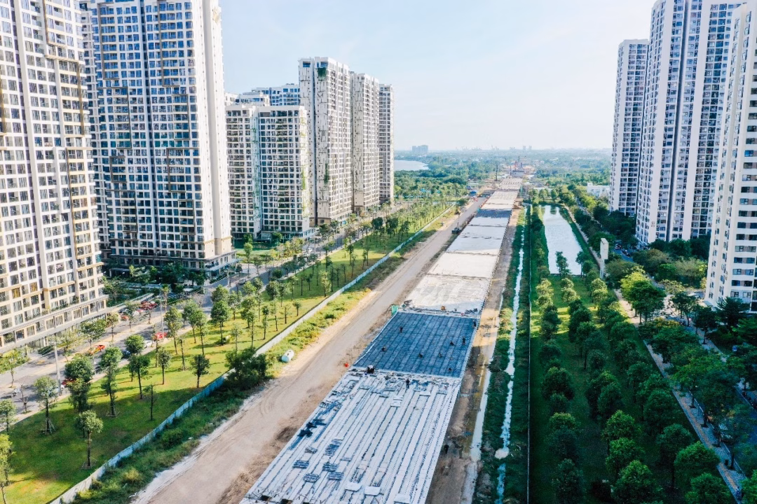 Đường Vành đai 3 Đường Vành đai 3 (đoạn qua thành phố Hồ Chí Minh) đang được đẩy nhanh tiến độ.