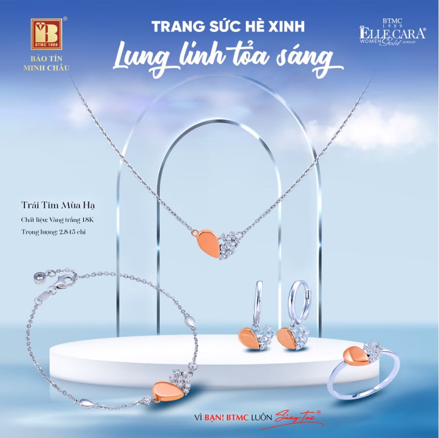 Bảo Tín Minh Châu ra mắt bộ sưu tập trang sức hè lung linh toả sáng