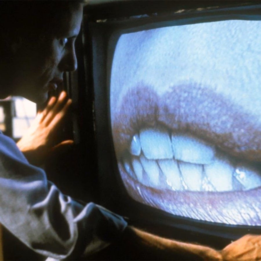 videodrome, james woods, on screen: debbie harry, 1983. © universal pictures /courtesy everett collection
